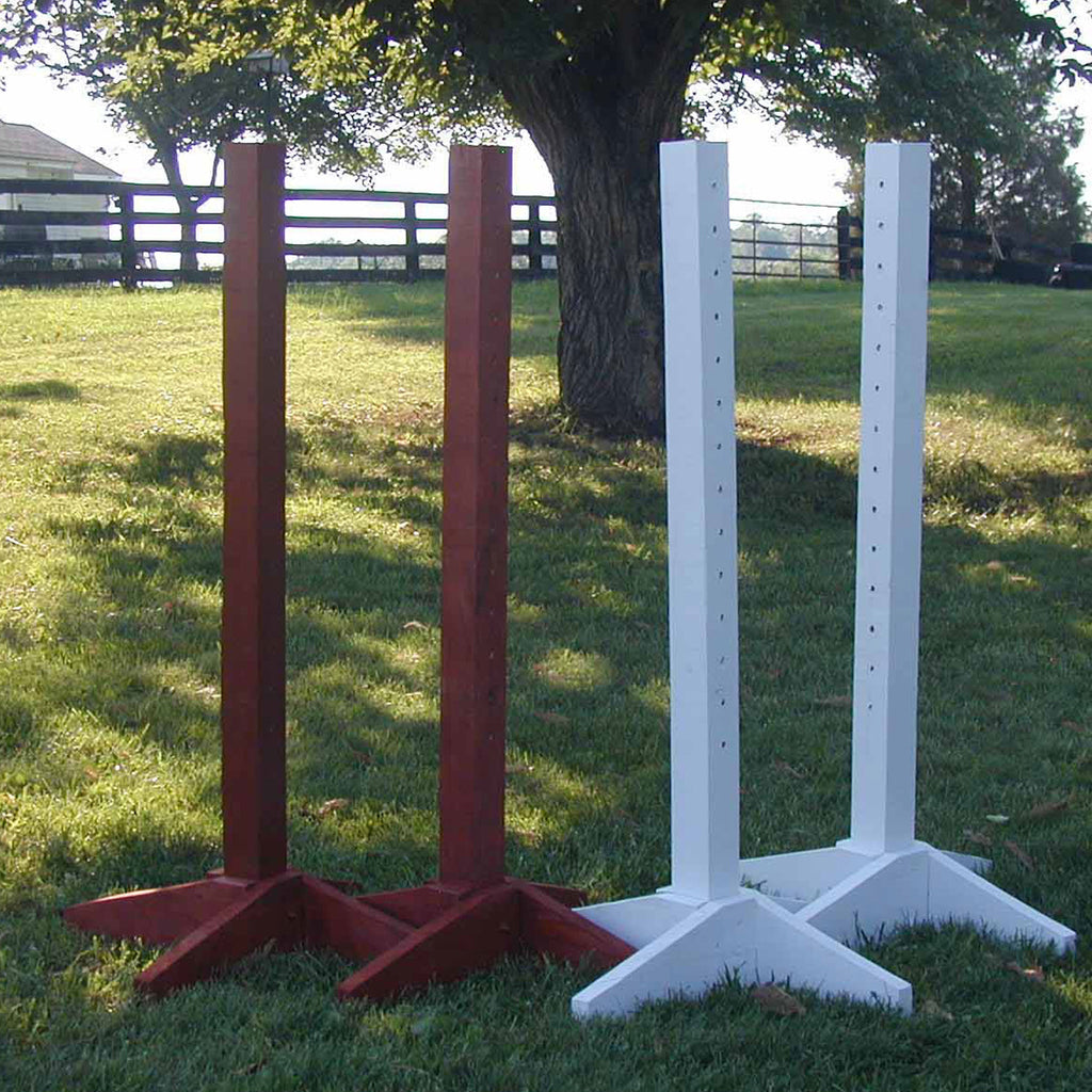 Triple Bar Standards Wood Horse Jumps #203– Platinum Jumps